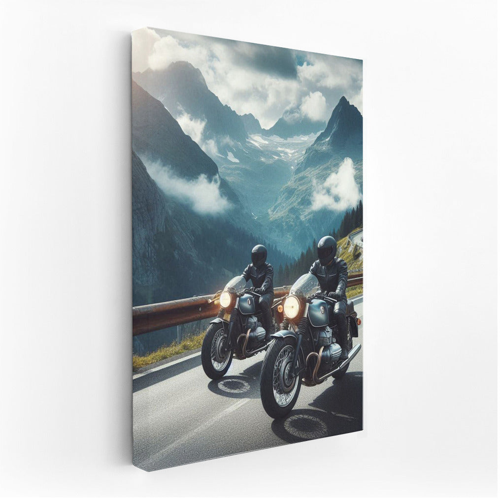 Freedom on Wheels: Moto Guzzi in the Mountains