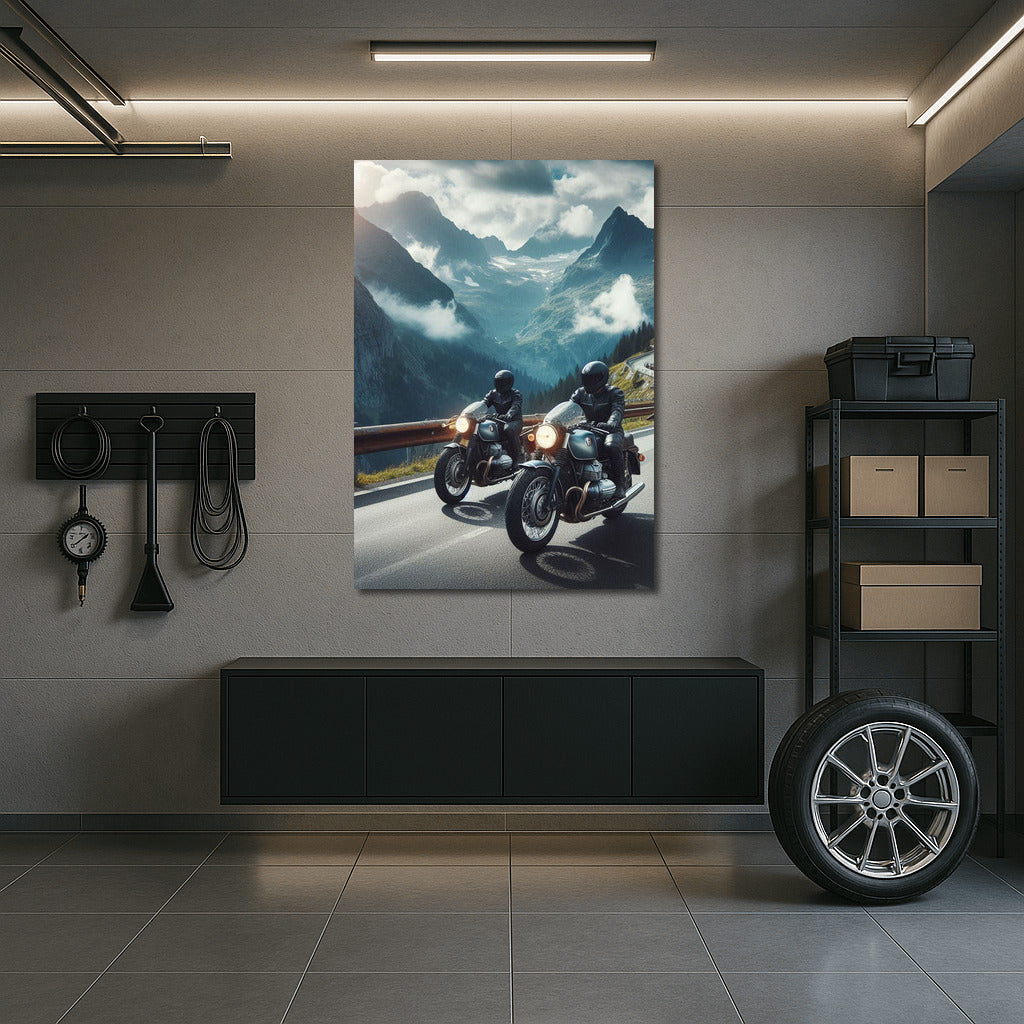 Freedom on Wheels: Moto Guzzi in the Mountains