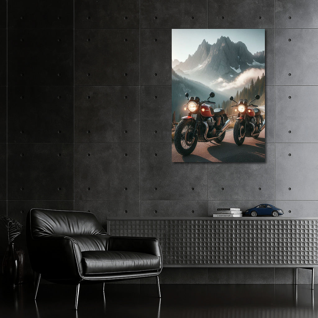 Moto Guzzi Dynamics on the Mountain Road