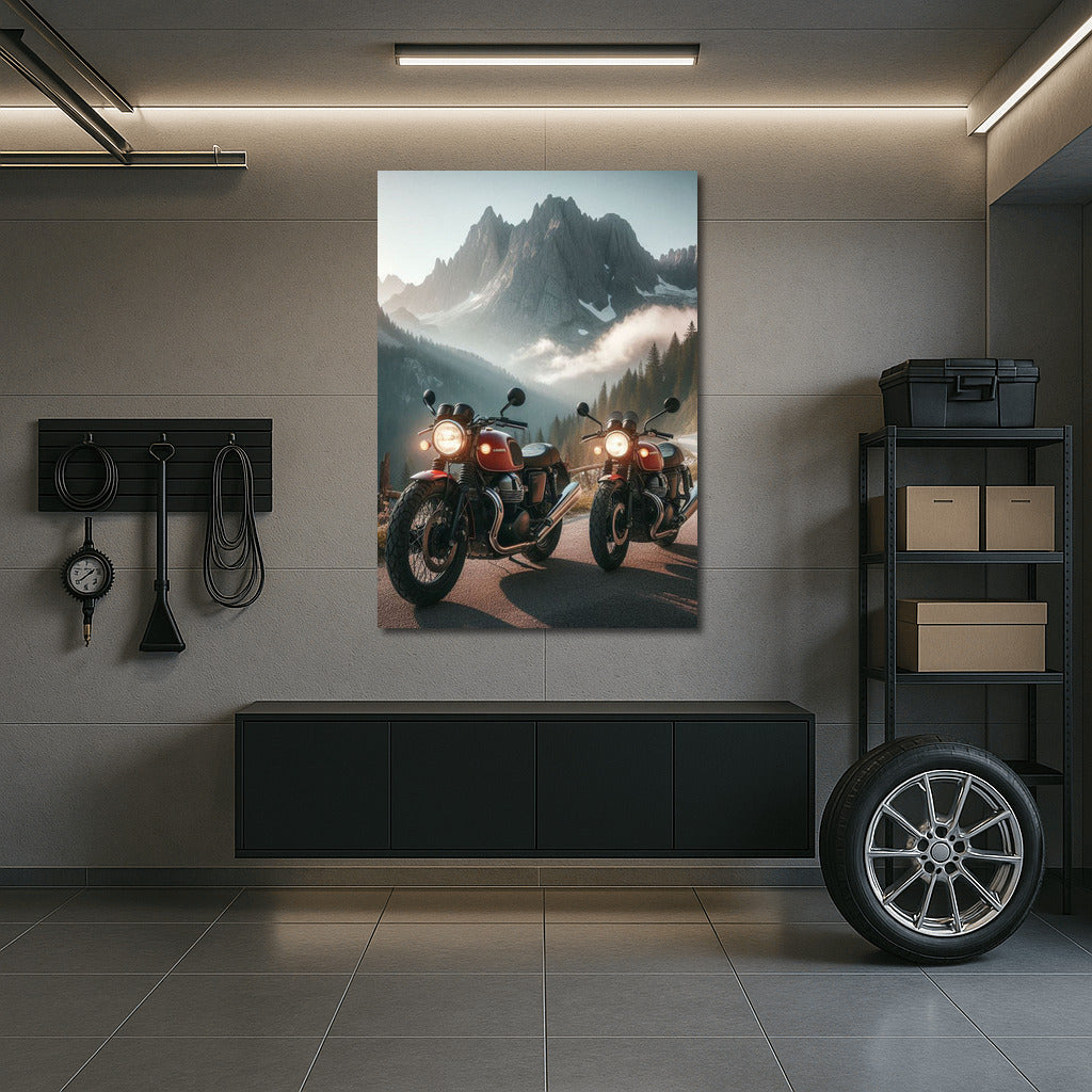 Moto Guzzi Dynamics on the Mountain Road