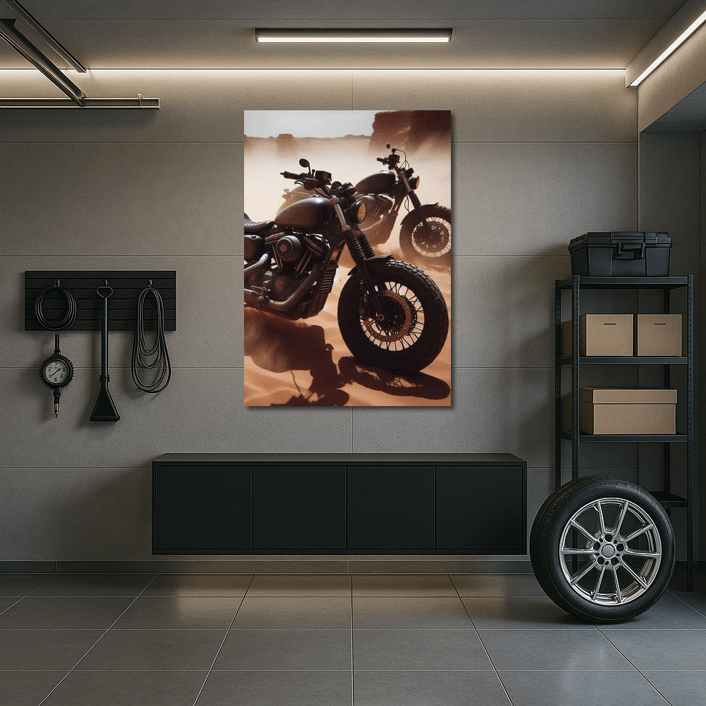 Freedom on Wheels: Motorcycles in the Desert Sands