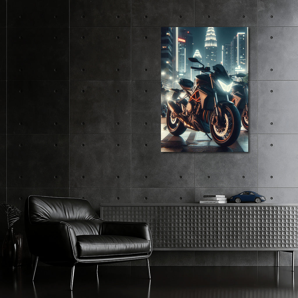 Light and Speed: Naked Bikes in the Night City