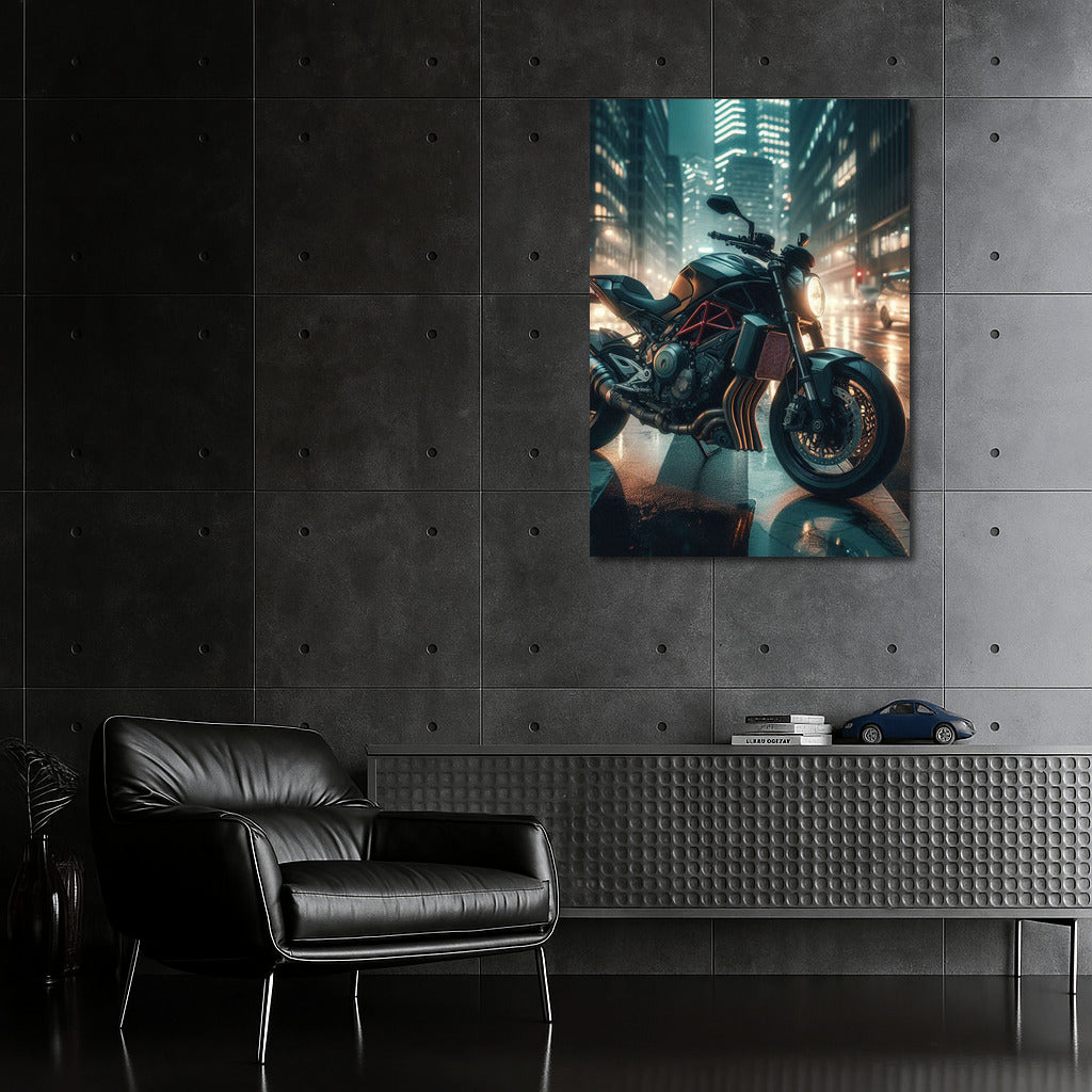 Freedom on Wheels: Naked Bike in the Night City