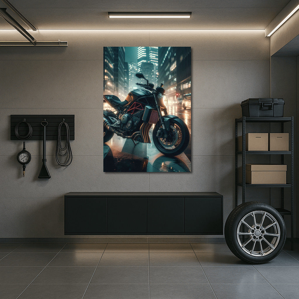 Freedom on Wheels: Naked Bike in the Night City