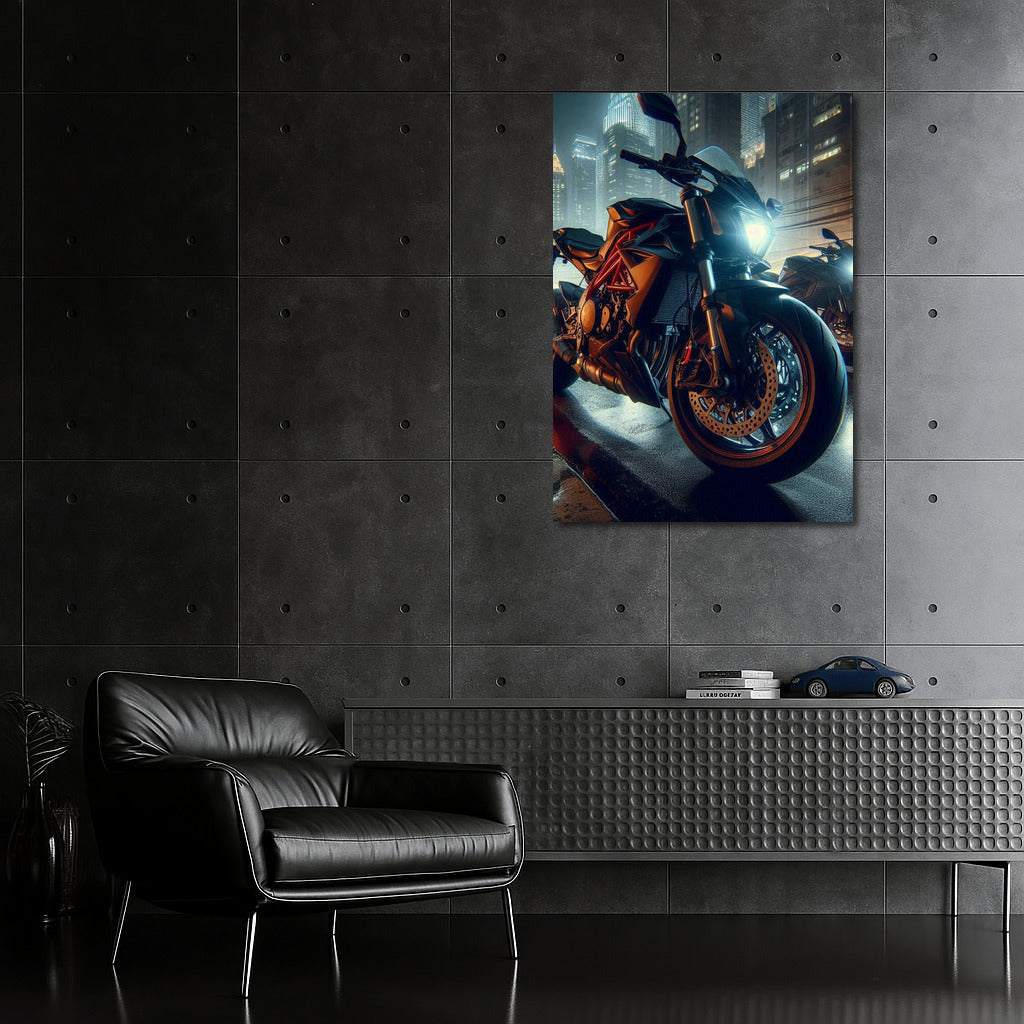 Night Naked Bikes: Speed in the City Lights