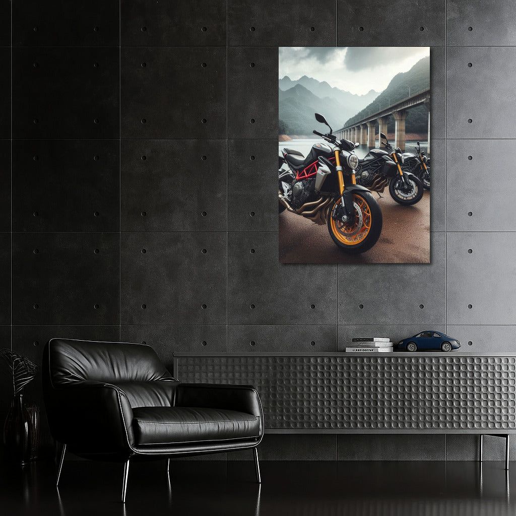 Speed and Freedom: Naked Bikes at the Majestic Dam