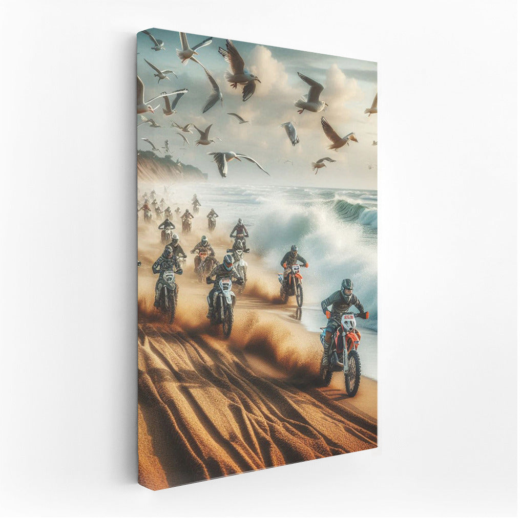 Adrenaline on the Beach: Off Road Bikes and Waves