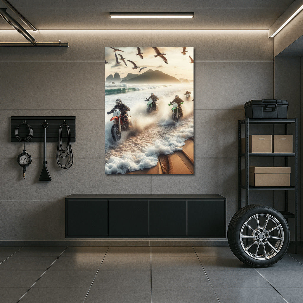 Beach Motocross: Wave Energy and Speed Freedom