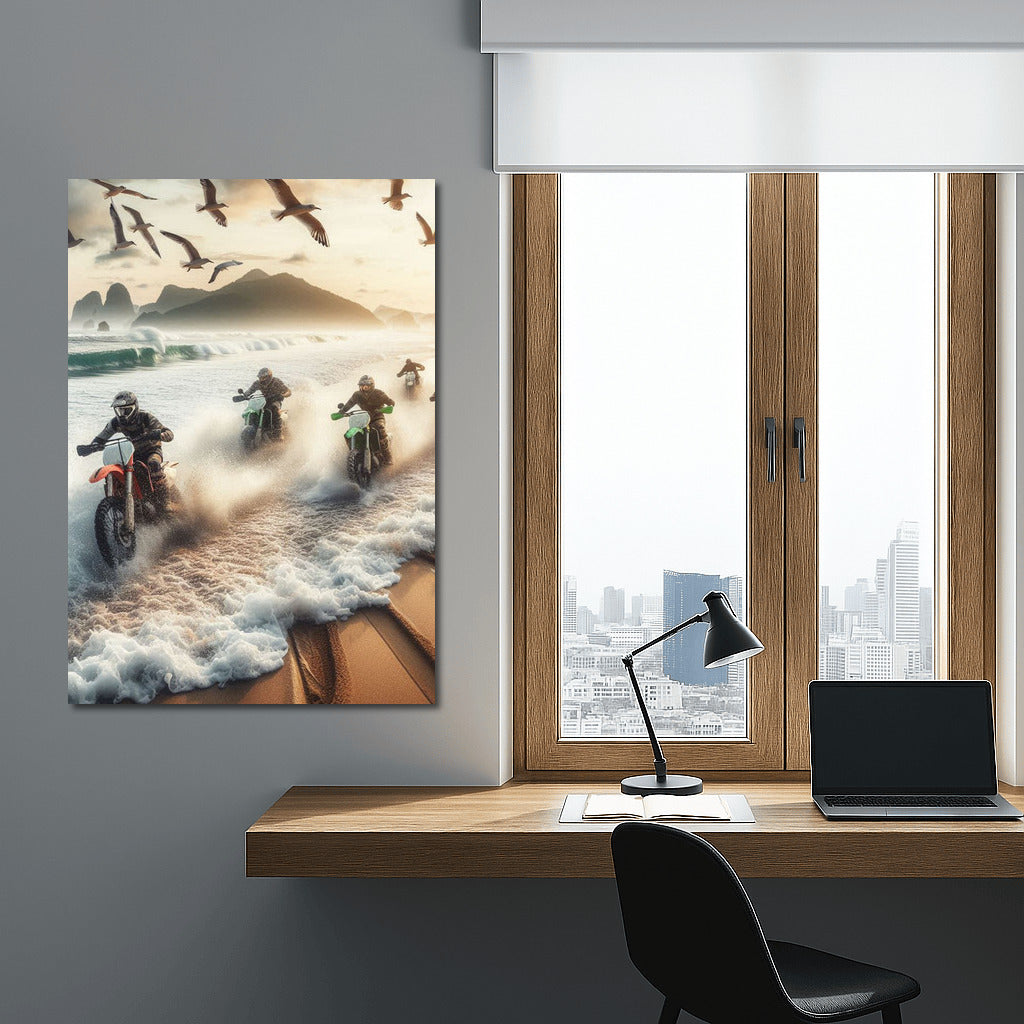 Beach Motocross: Wave Energy and Speed Freedom