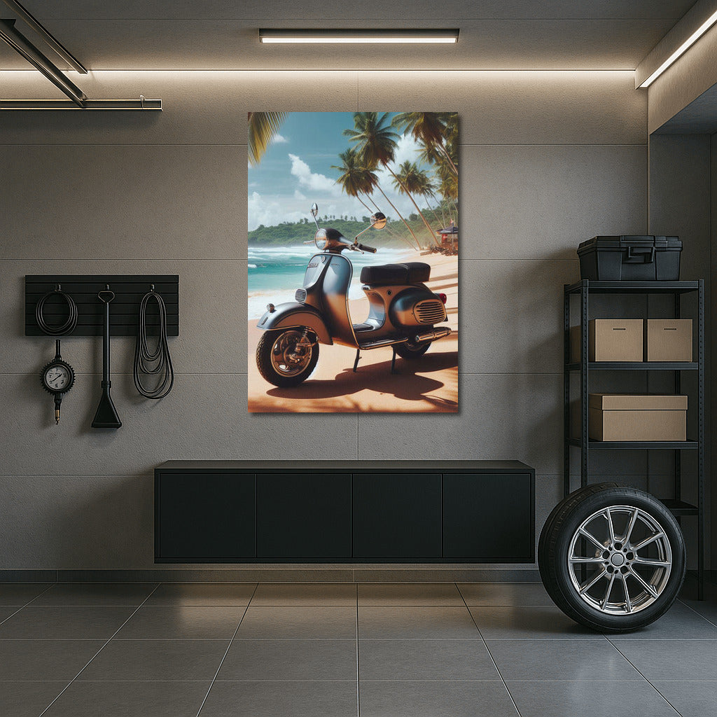 Vespa on the Tropical Coast: Sunny Adventures