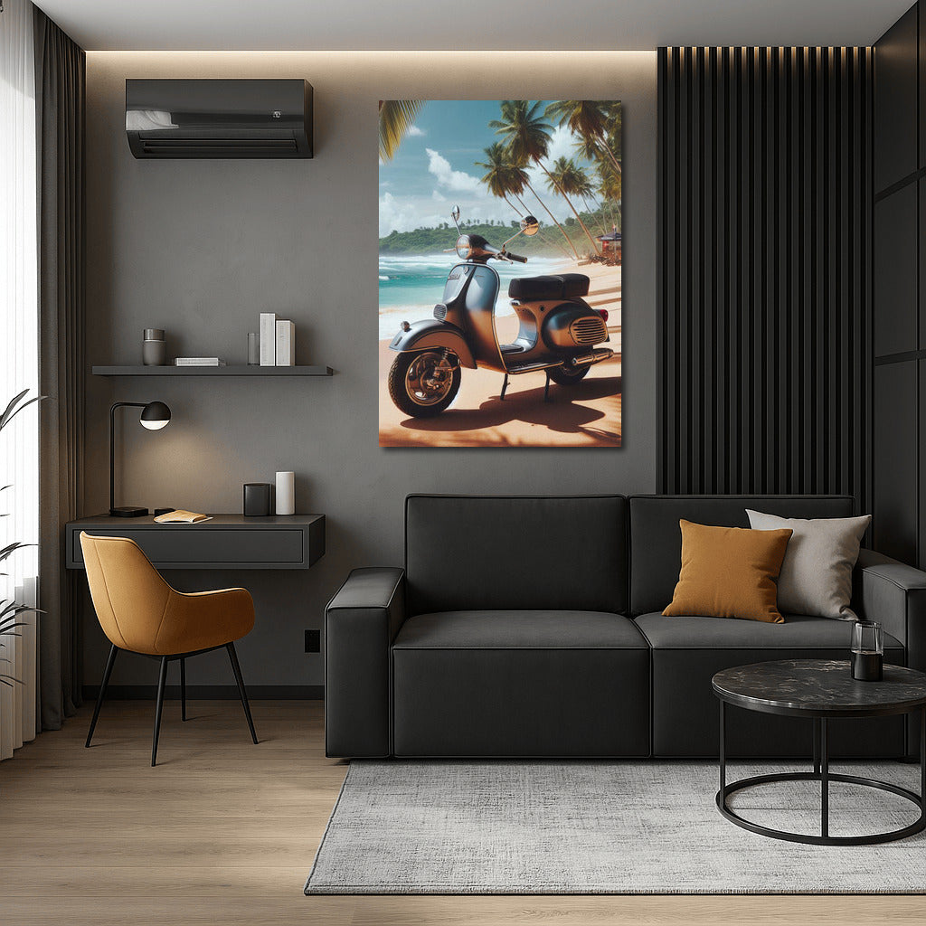 Vespa on the Tropical Coast: Sunny Adventures
