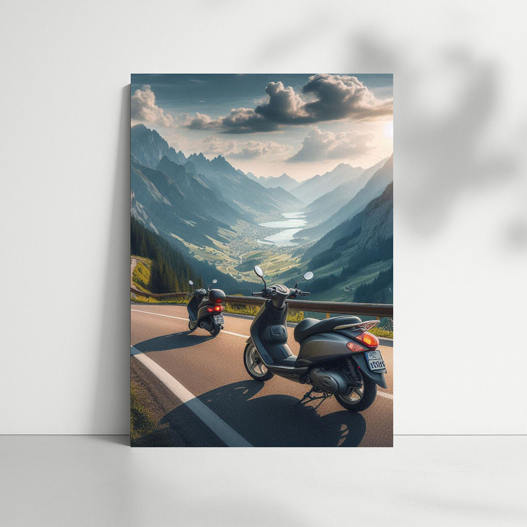 Serpentine Scooters: Road to the Mountains