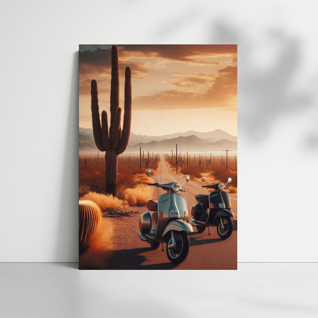 Scooters on the Freedom Road: A Journey Among Cacti and Horizons