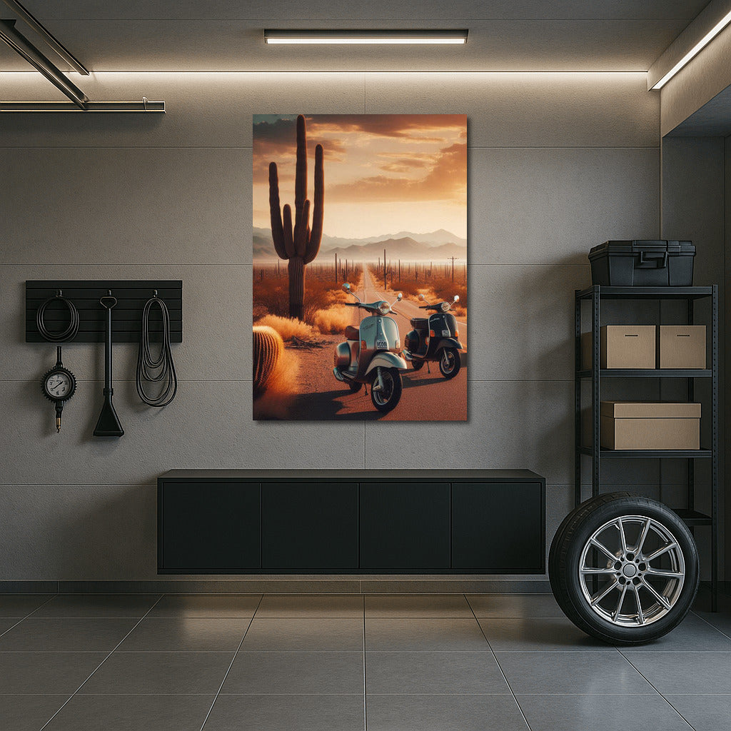 Scooters on the Freedom Road: A Journey Among Cacti and Horizons