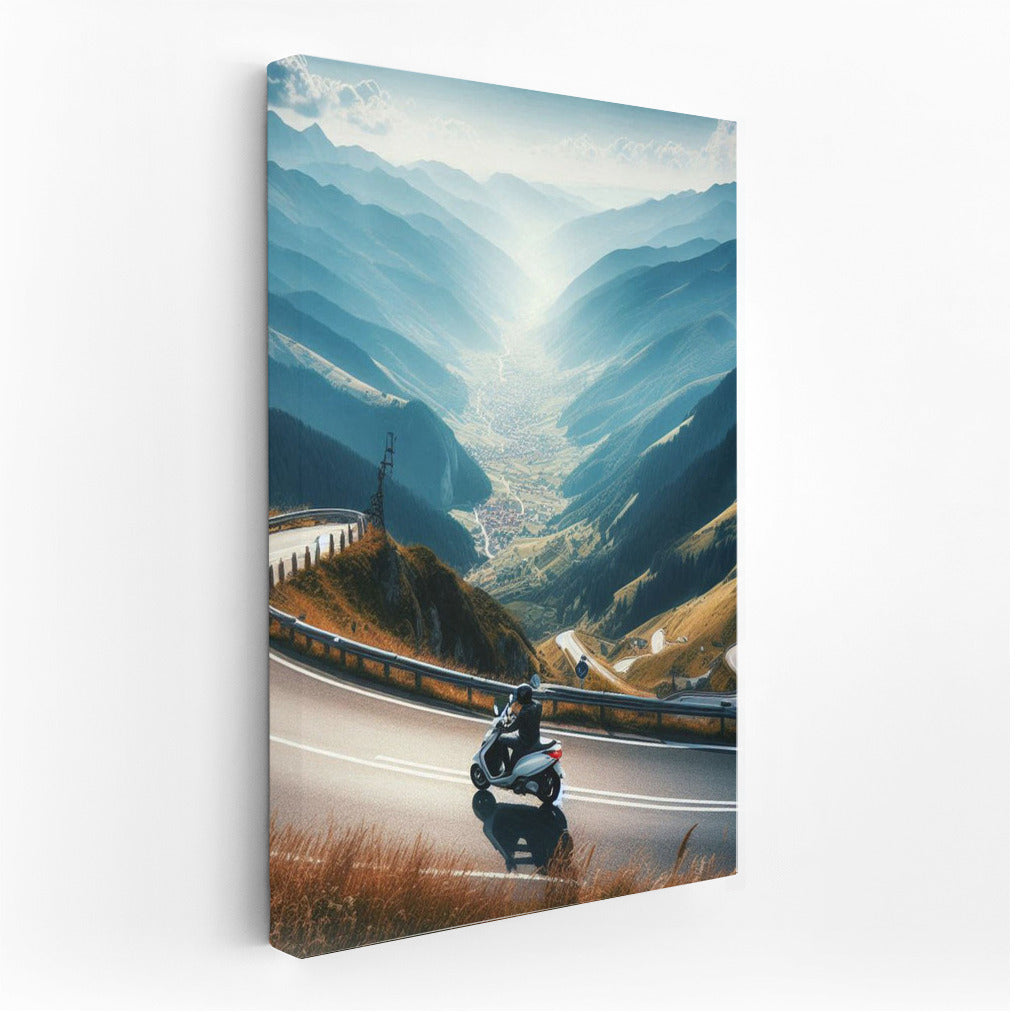 Scooter on the Mountain Trail: Freedom of Travel
