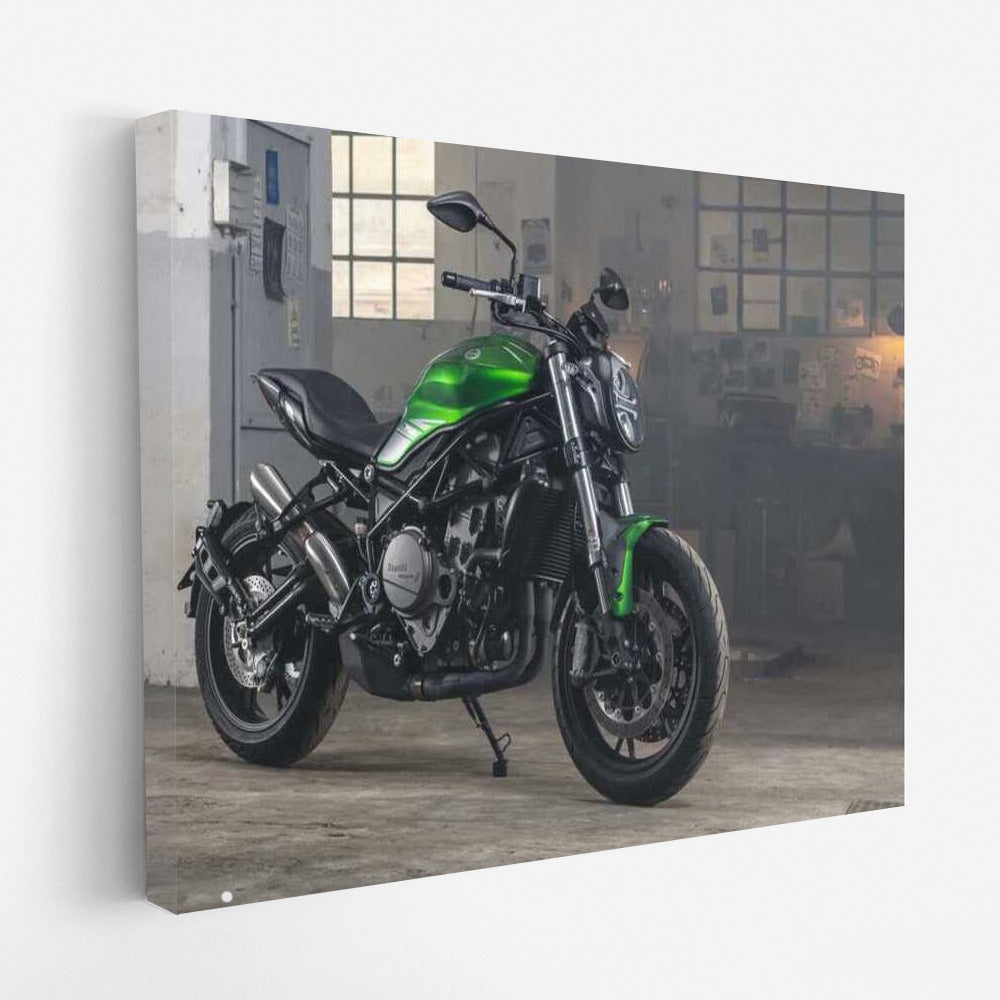 High-Speed Roar: Benelli Leoncino 800 Motorcycle in Vibrant Colors