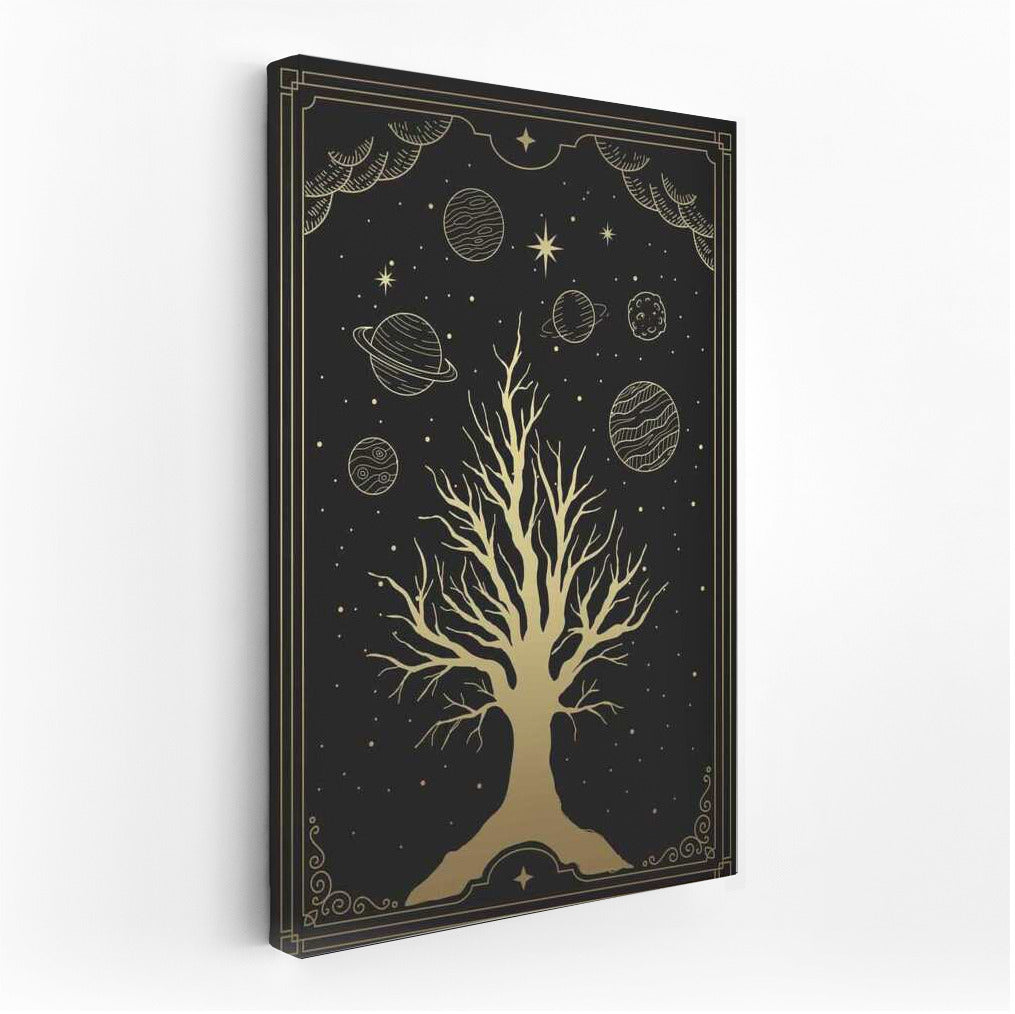 Golden Tree of the Universe: Space Fantasy with Planets