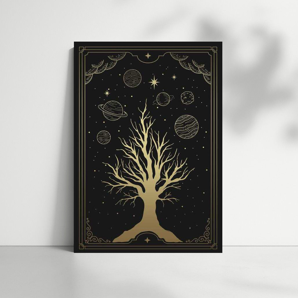 Golden Tree of the Universe: Space Fantasy with Planets