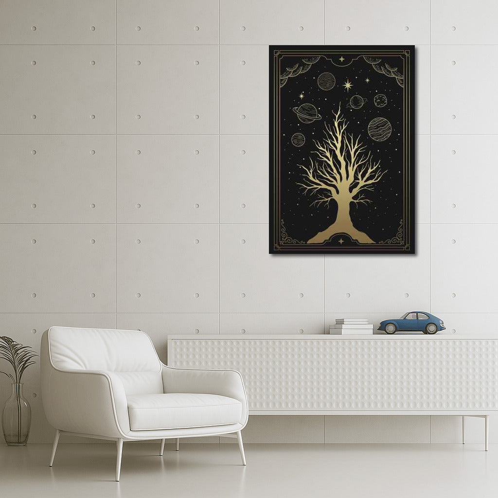 Golden Tree of the Universe: Space Fantasy with Planets