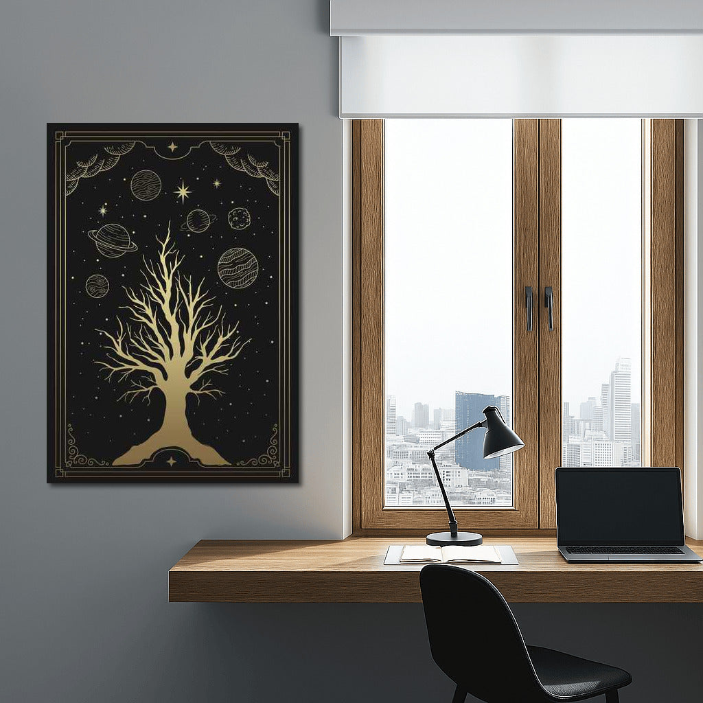 Golden Tree of the Universe: Space Fantasy with Planets