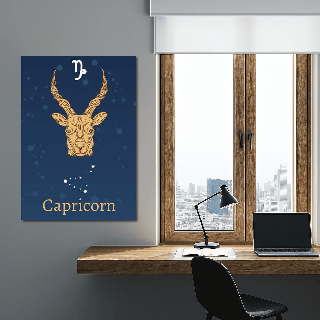 Capricorn Constellation Star Magic: Elegant Interior Decoration