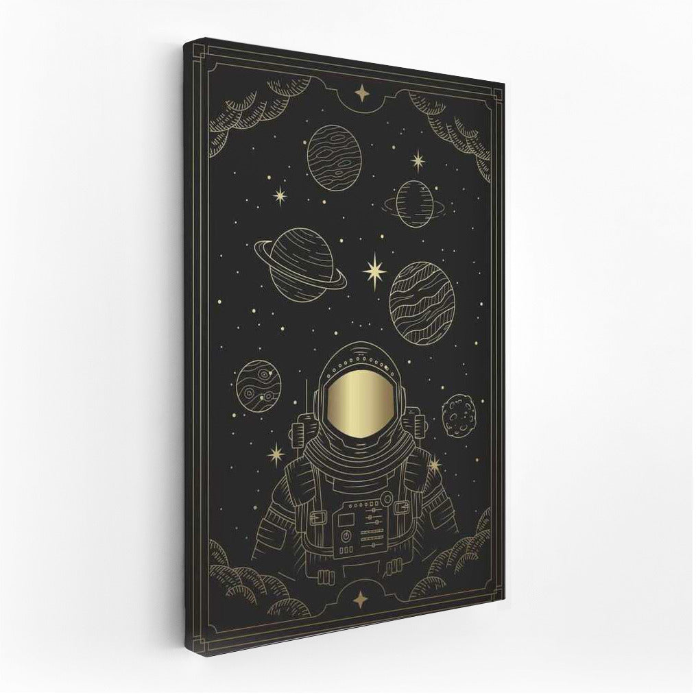Mysterious Astronaut: Journey Among Stars and Planets