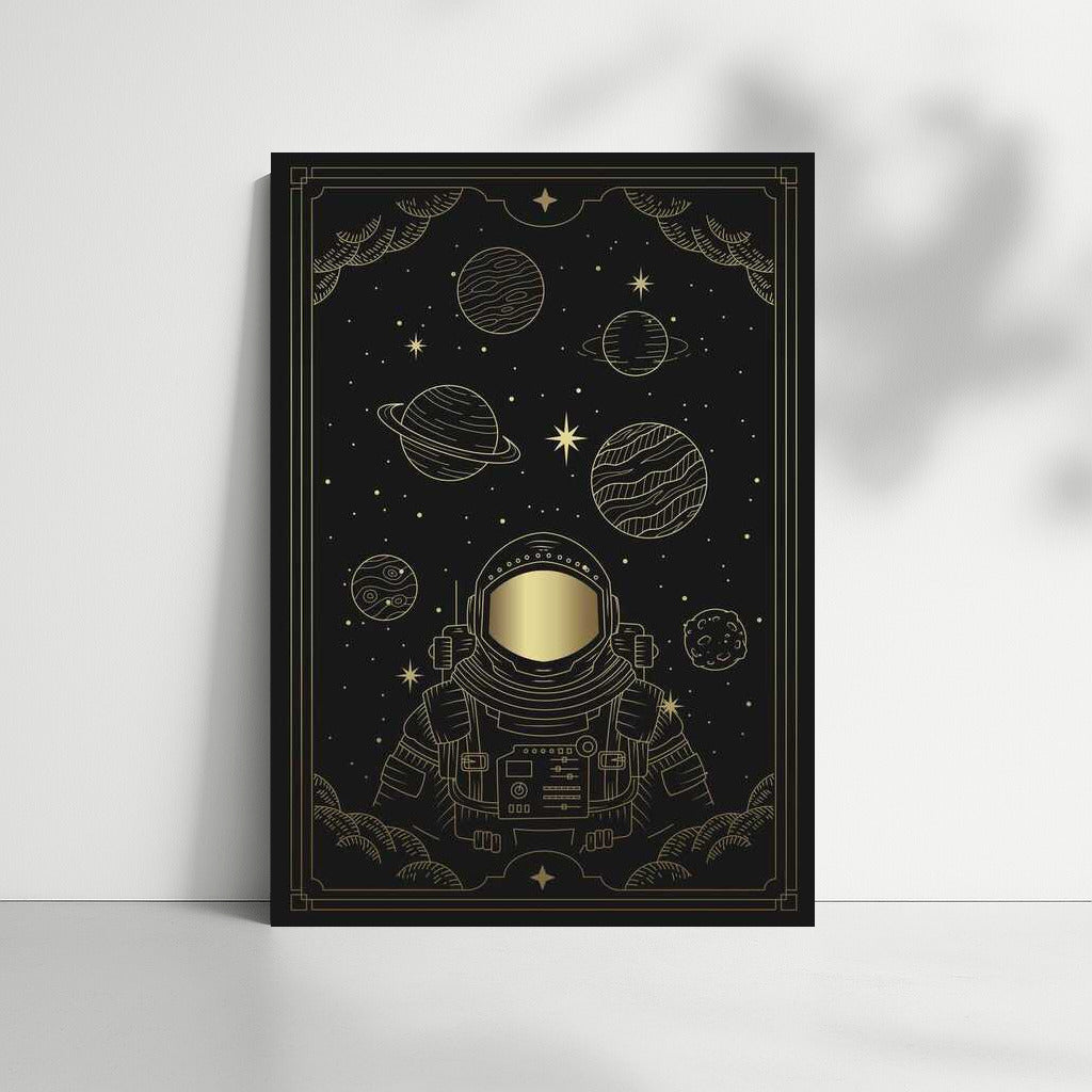 Mysterious Astronaut: Journey Among Stars and Planets