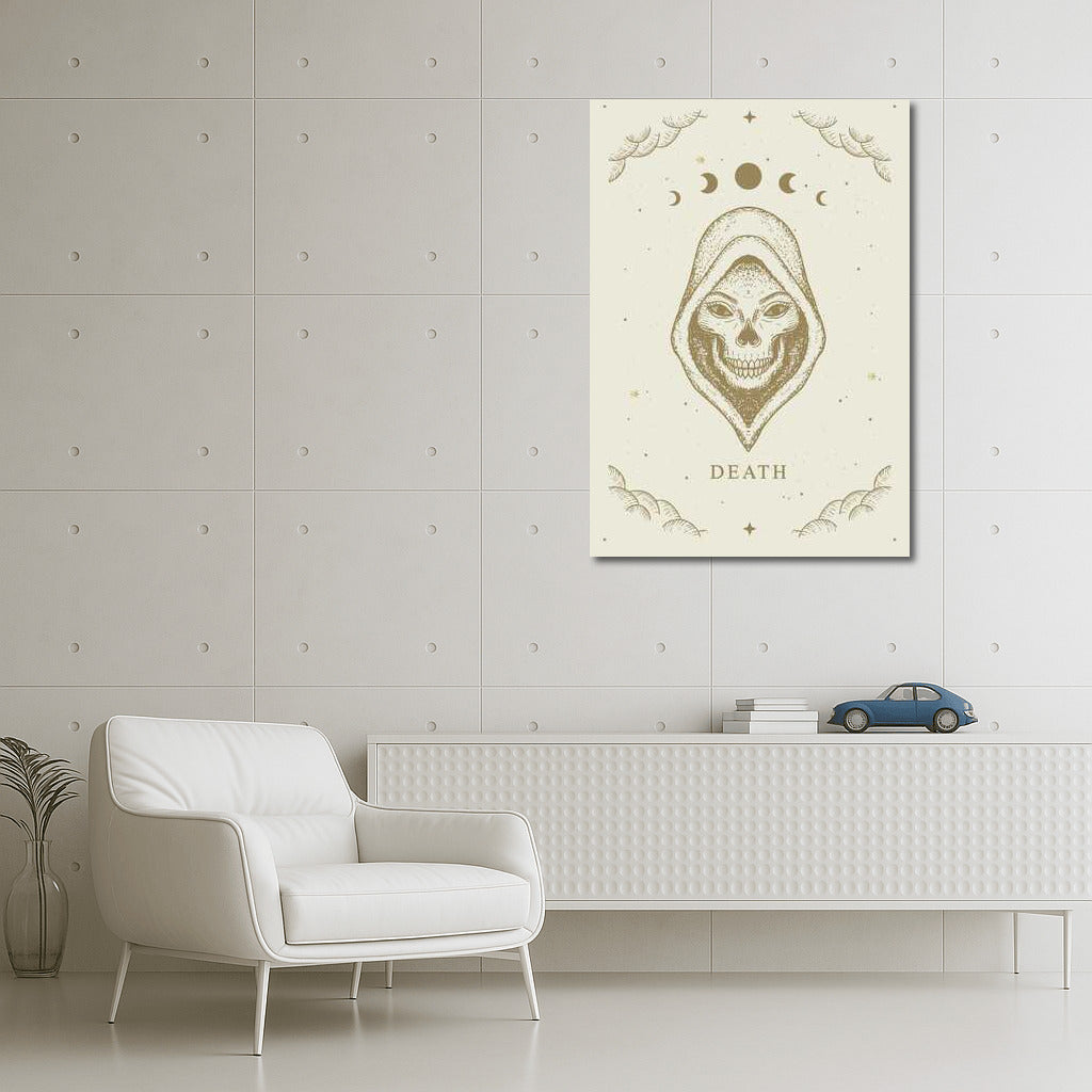 Hooded Moonwalker: Mysterious Wall Art for Mystery Lovers