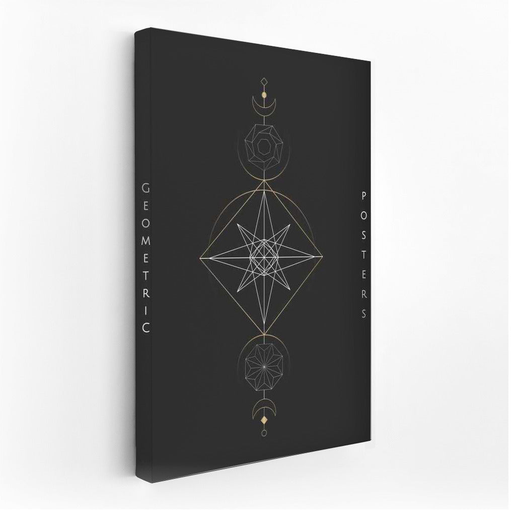 Geometric Star: Minimalistic Decor for Modern Interior