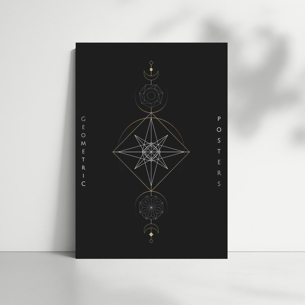 Geometric Star: Minimalistic Decor for Modern Interior
