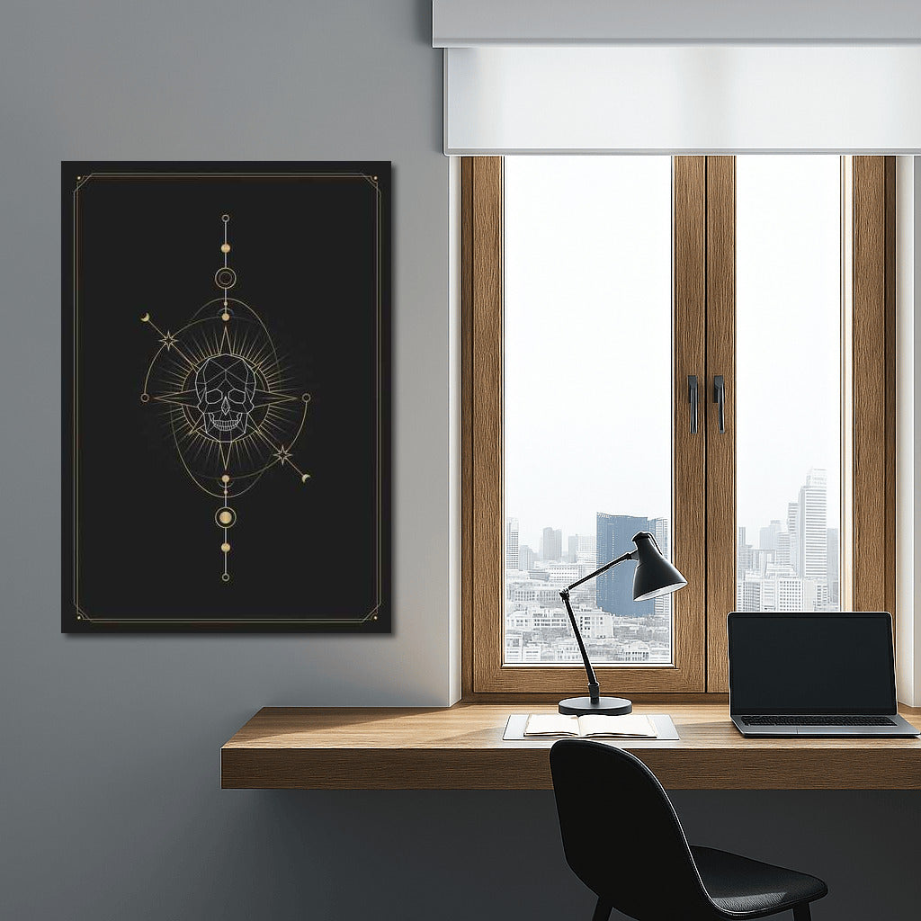 The Secret of the Skull: Astrological Silhouette for a Mysterious Interior
