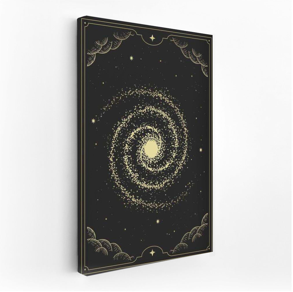 Galactic Vortex: Star Sparkle for Interiors