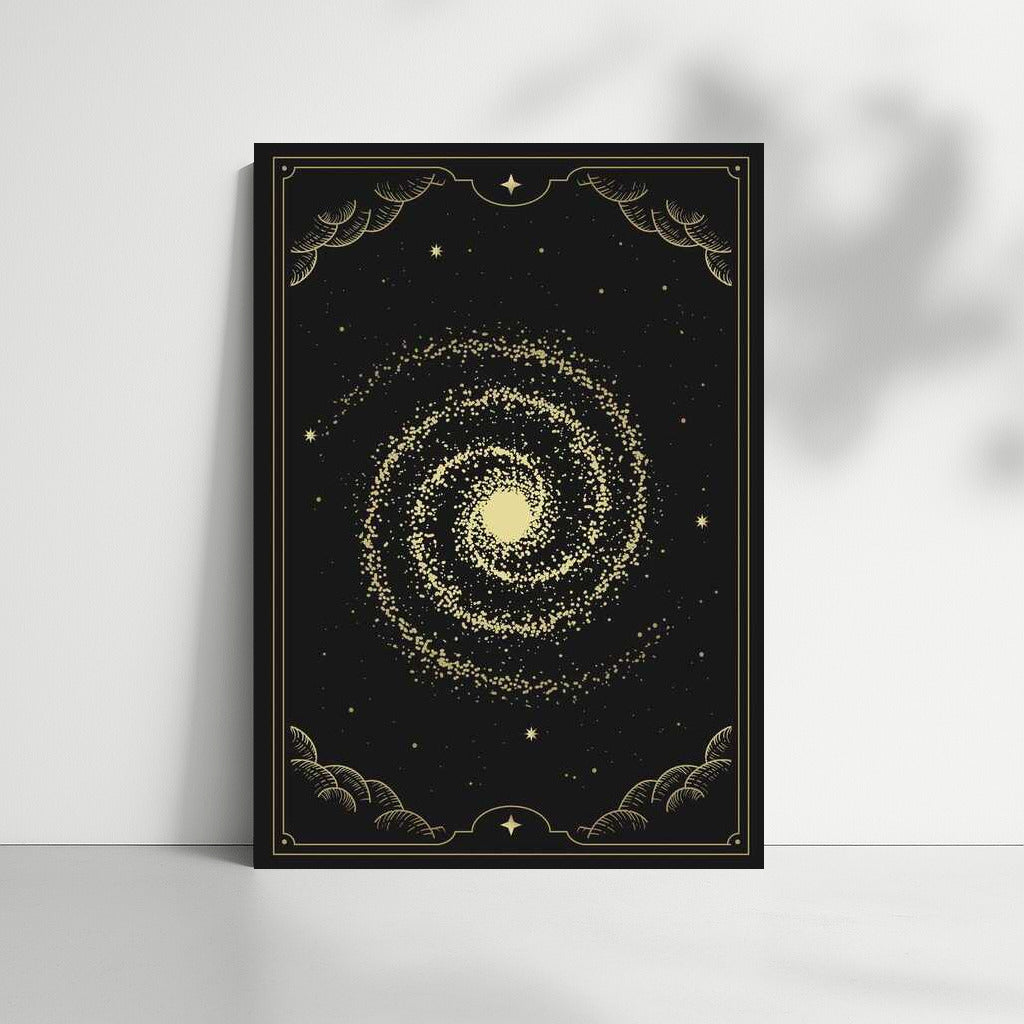 Galactic Vortex: Star Sparkle for Interiors