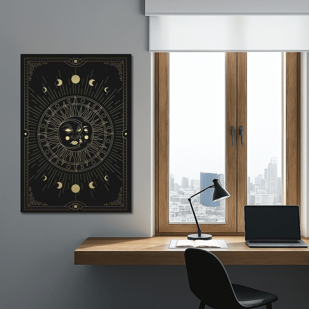 Cosmic Dance: Sun and Moon in Interior Magic