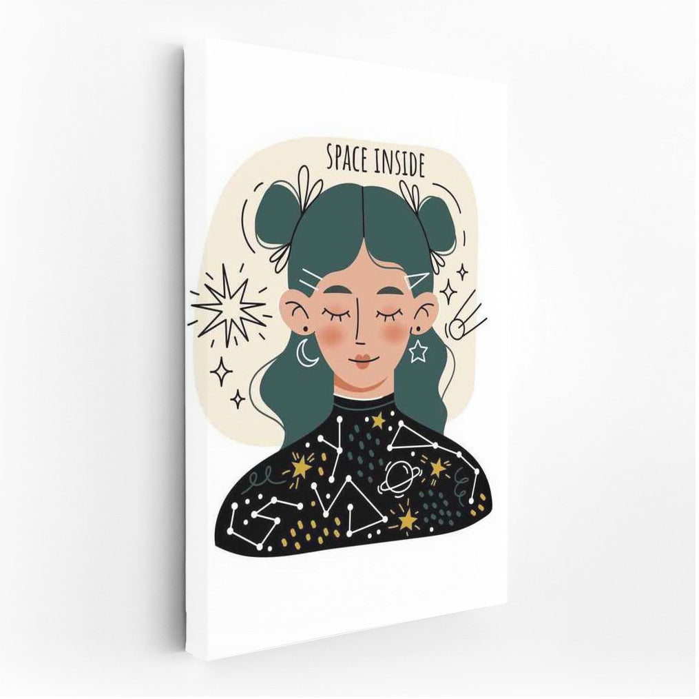 Galactic Portrait: Constellations and Dreams for Wall Decor