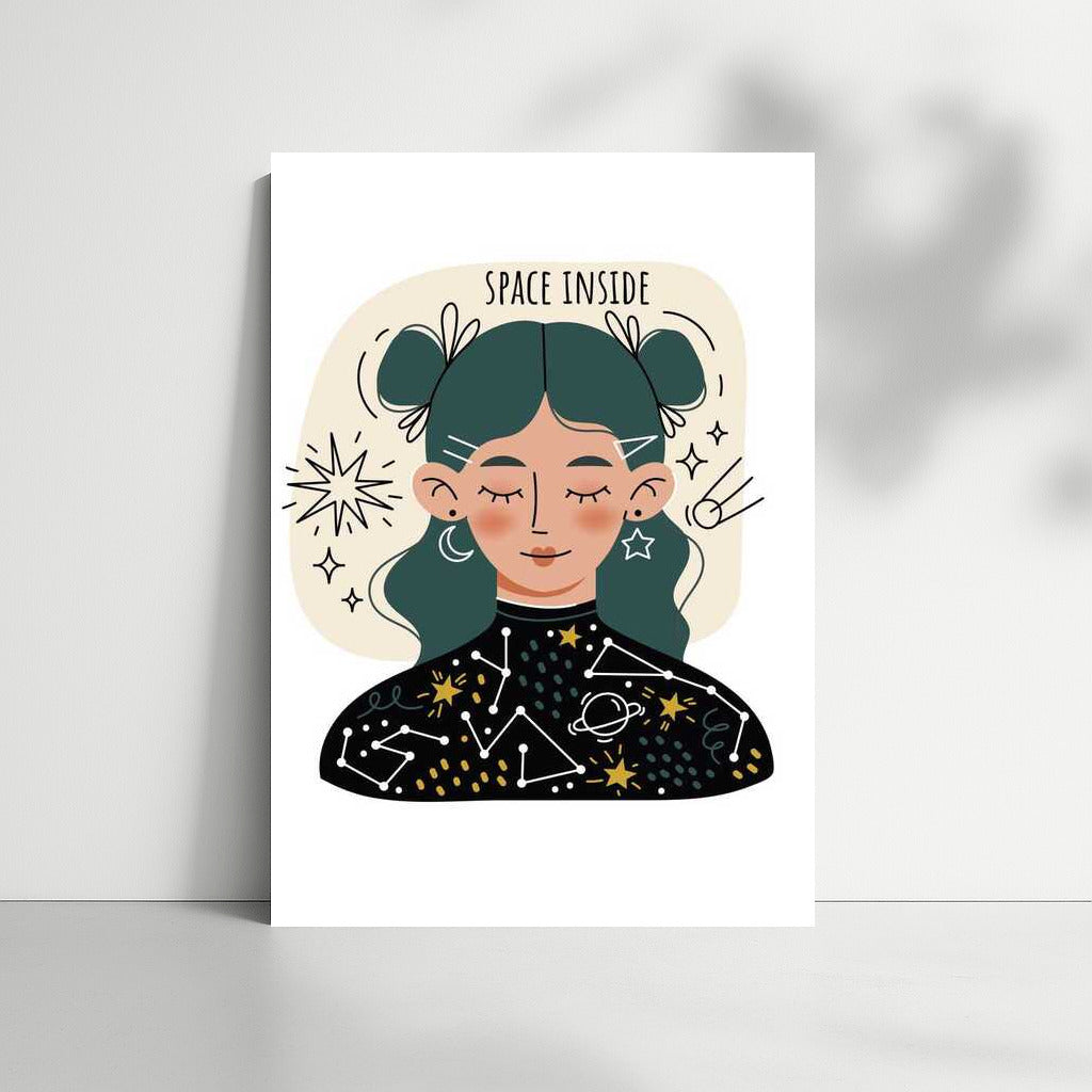 Galactic Portrait: Constellations and Dreams for Wall Decor