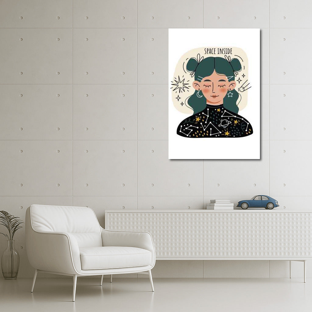 Galactic Portrait: Constellations and Dreams for Wall Decor