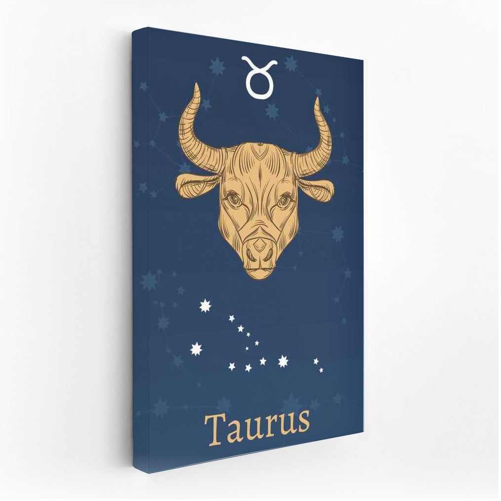 Mystical Taurus: Starry Charm of the Cosmos on Your Wall