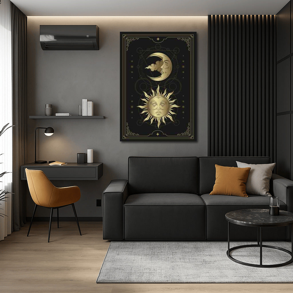 Golden Sun and Mysterious Moon: Exquisite Interior Details