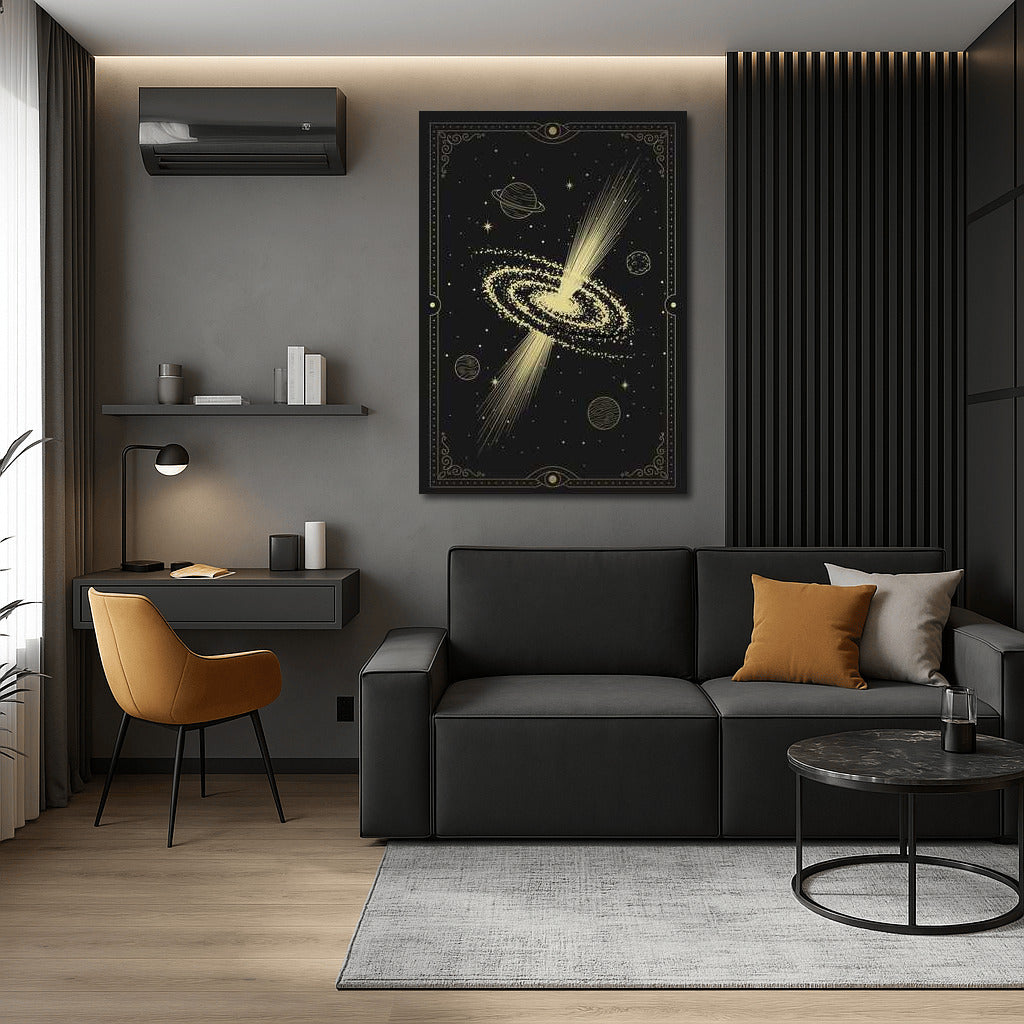 Galaxy Flash: Cosmic Magic on Your Wall