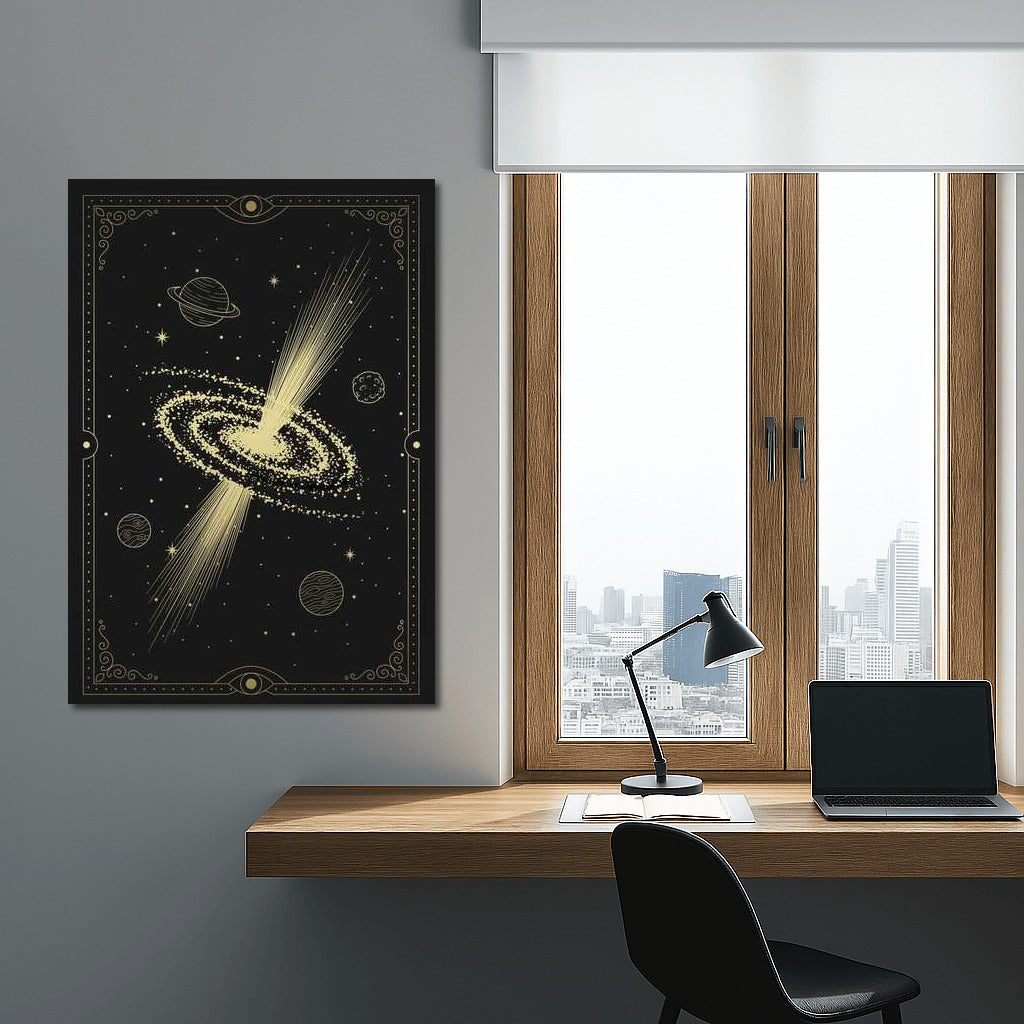Galaxy Flash: Cosmic Magic on Your Wall