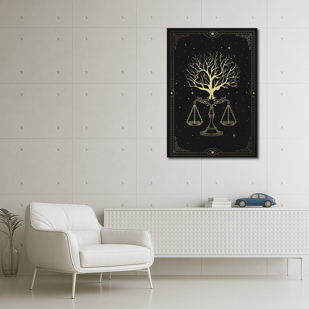 Golden Tree of Balance: Dance of Stars and Libra for Interior
