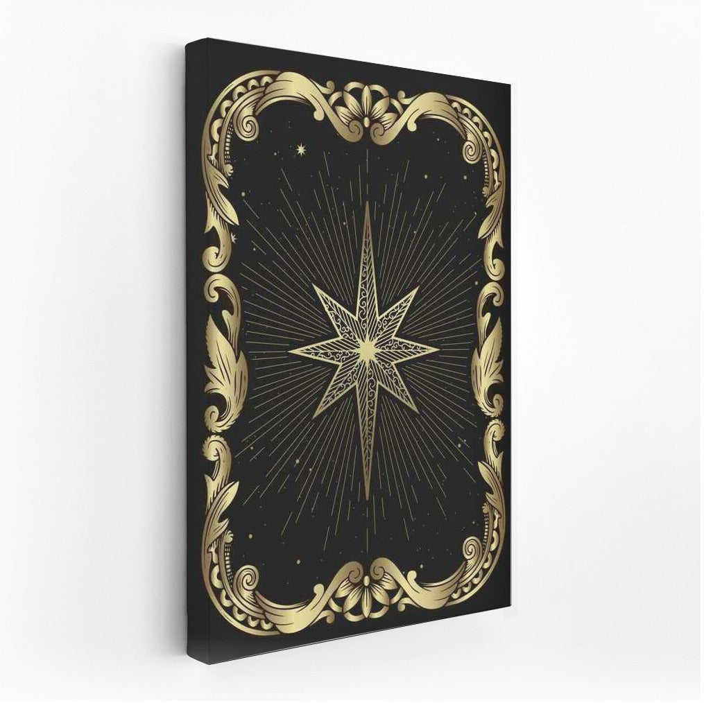 Starry Shine in a Golden Frame: Elegance and Mysticism for the Interior