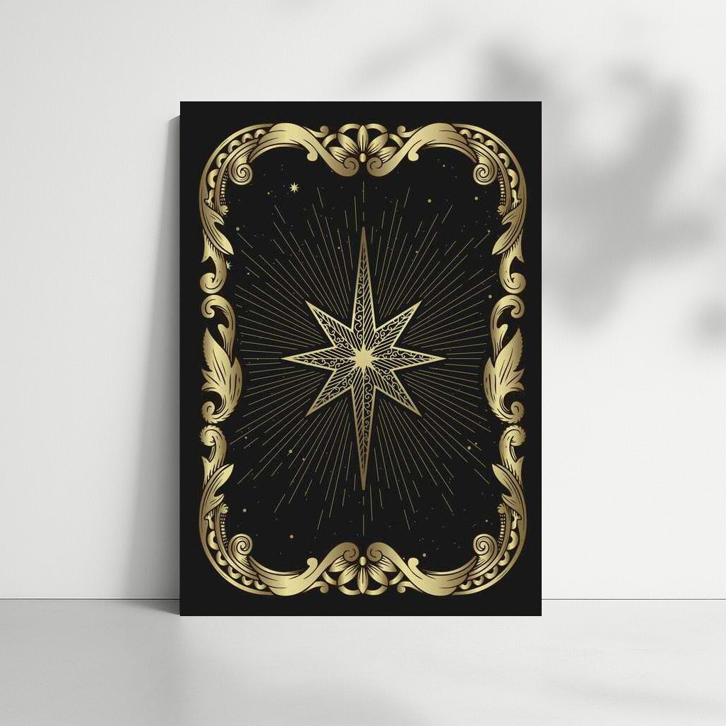 Starry Shine in a Golden Frame: Elegance and Mysticism for the Interior