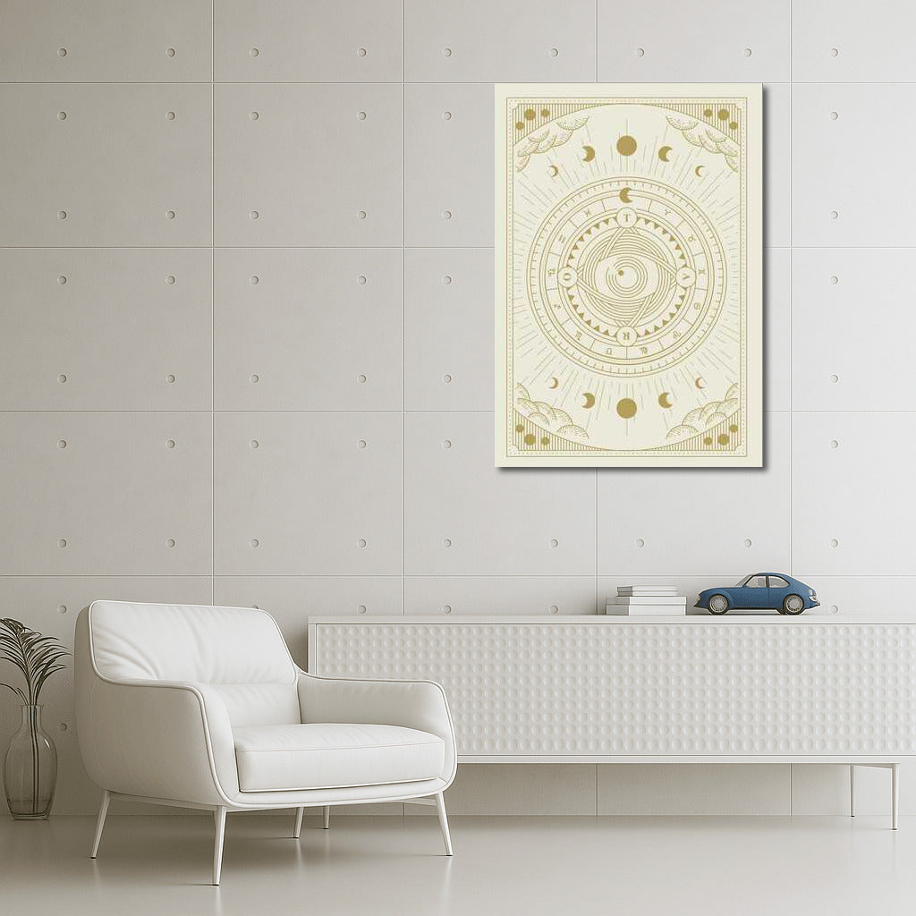 Mystical Symphony of Moons and Symbols: Interior Decoration