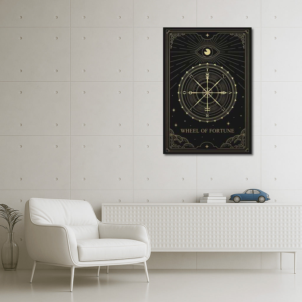 Wheel of Fortune: Symbol of Change and Luck in Wall Decor
