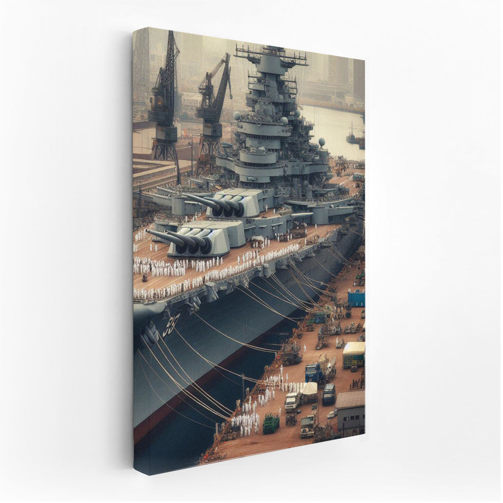 Battleship in Port: Power and History of Battleships Harbor 2
