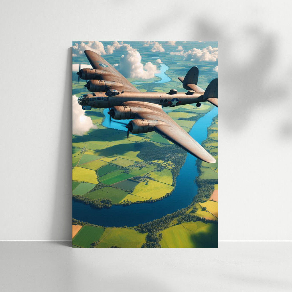 Freedom in the Skies: Bomber Flight Over the Fields