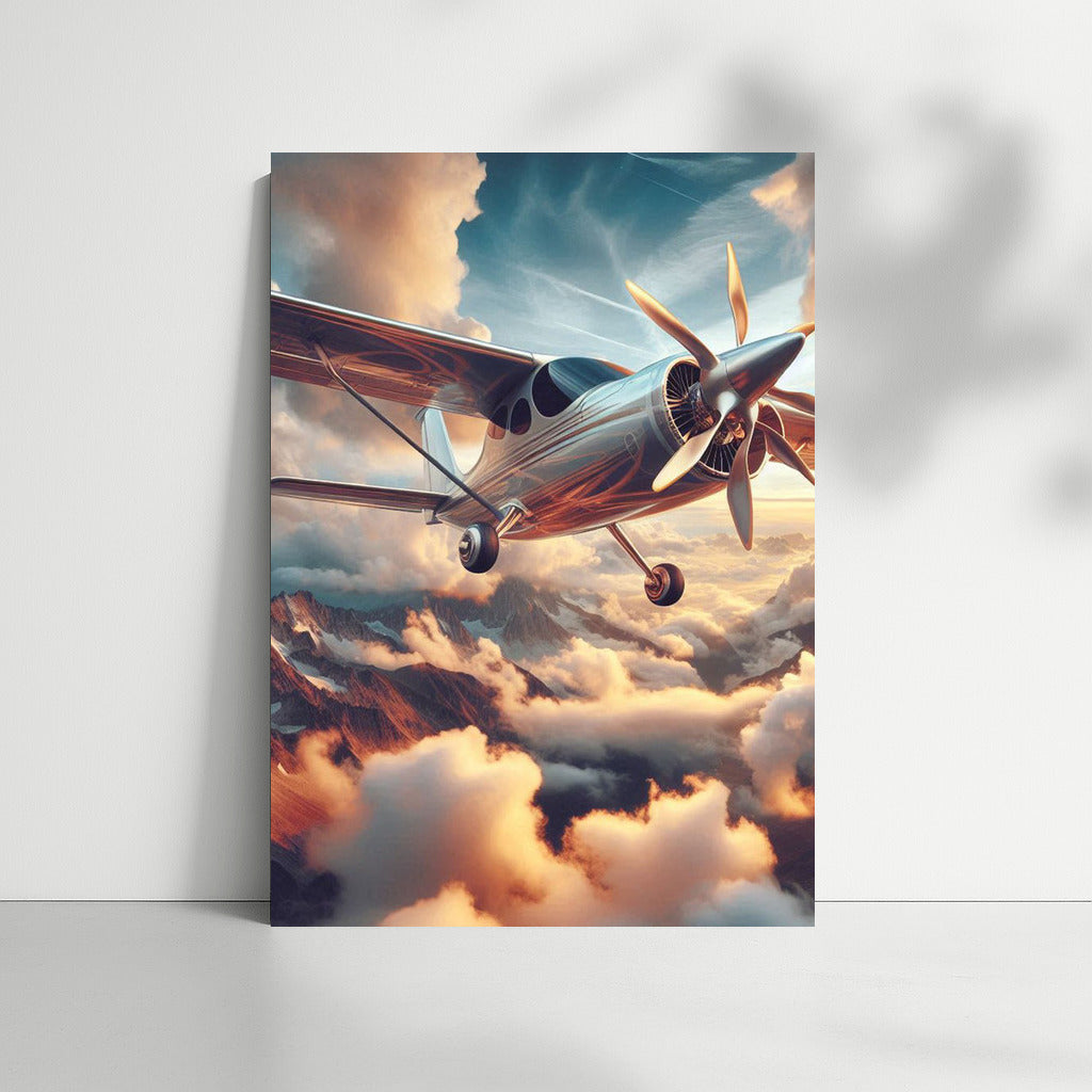 Experimental Airplane in the Clouds: Journey to Dreams