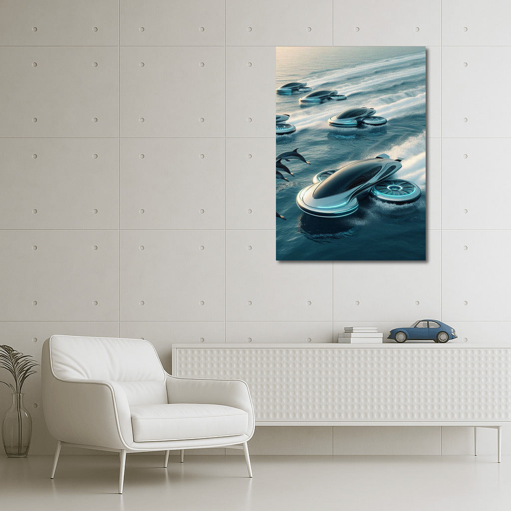 Futuristic Hovercrafts on Water: Technology and Adventure